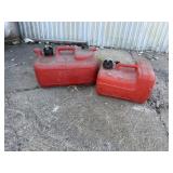 Plastic marine gas cans