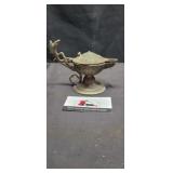 Brass oil lamp