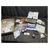 Marine parts- battery cover, prop hardware, misc