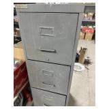 Metal filing cabinet