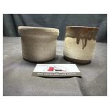 Hand spun local pottery