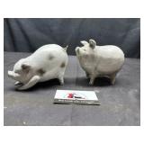 Heavy metal pig decor