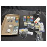 Marine parts- well boots, wires, misc