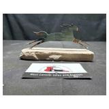 Vintage metal spirit horse