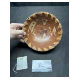 Terracotta/ ceramic fish bowl