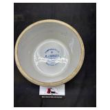 Brayton, IA advertising stoneware bowl