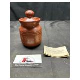 Crowning touch terra cotta duck jar