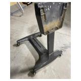 Heavy duty boat motor mobile repair stand