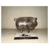 Vintage metal Pig Bank