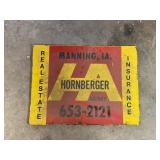 Manning Iowa Hornberger Sign