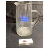 Hamms Beer Glass Pitcher