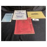 Vintage Ford manuals and ephemera