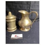 Brass Pitcher & Urn