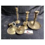 Brass candlesticks