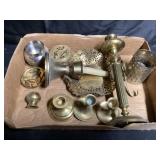 Brass candlesticks