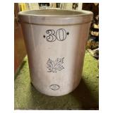30 Gallon Western Stoneware Crock
