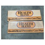 Plastic Health Blend Signs