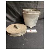 Galvanized pudding steamer