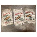 Bests seed sacks Tennant Iowa