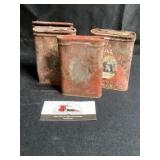 Vintage Tabacco Cans