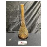 Brown Blown Glass Vase