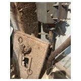 Stove Door, Jack, Sythe Handle and Misc