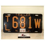 NJ Trailer License Plate