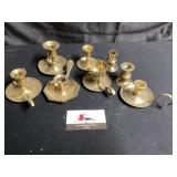 Brass candlesticks