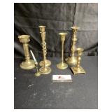 Brass candlesticks
