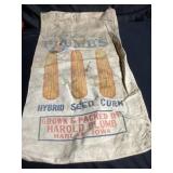 Plumbs Harlan Iowa seed sack