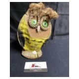Coconut carved owl