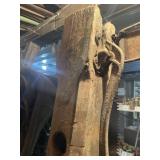 Wood well pump casing