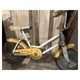 Yellow rose bike
