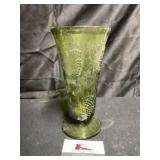Green Glass Vase