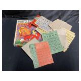 Vintage Bingo Cards and Puzzle