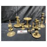 Mini Brass Candle Holders