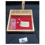 Wooden dice game