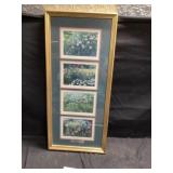 Pictures of flowers approximately 12 x 28 tall