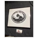 Peace joy love picture approximately 14 x 12