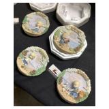 Precious moments, 3-D collector plates