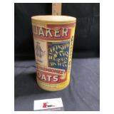 Cardboard, Quaker Oats container