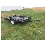 Well built, homemade trailer 6 x 8 pulls right