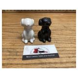Dog salt and pepper shakers