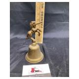 Brass unicorn bell