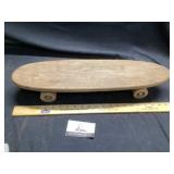 Wooden skateboard