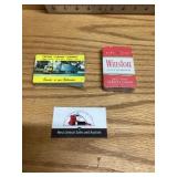 Advertisement, playing cards unopened packages