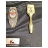 Budweiser and Coors tappers