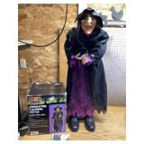 Animated talking witch 41 inches tall works as i