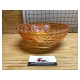 Carnival glass bowl