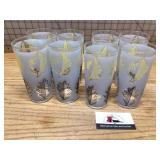 Libby frosted highball glasses